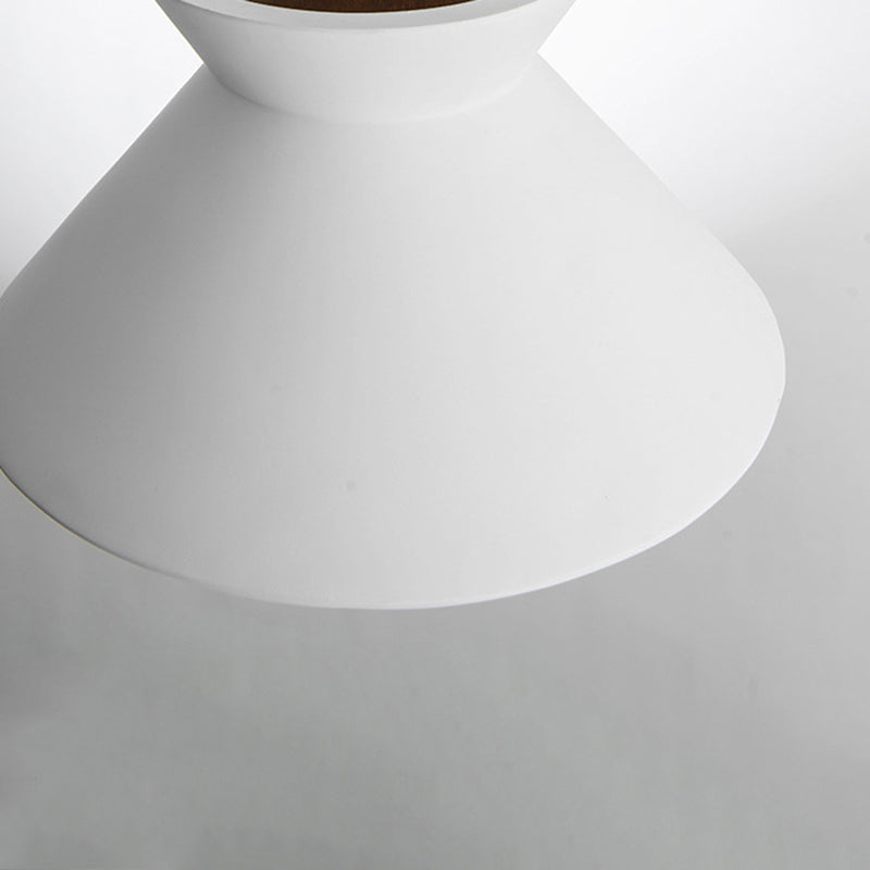 Moderne eenvoud Conisch hangende plafondlichtcement Hanglicht voor de woonkamer