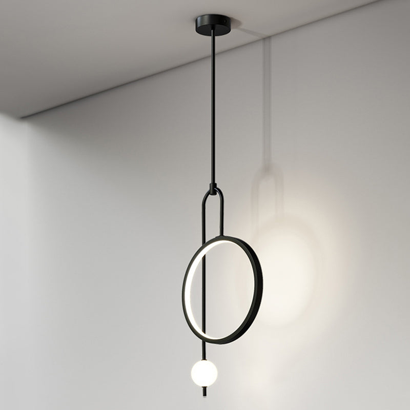 1 Light Ring Pendant Lighting Modern simplicity Acrylic Pendant Ceiling Lights for Restaurant