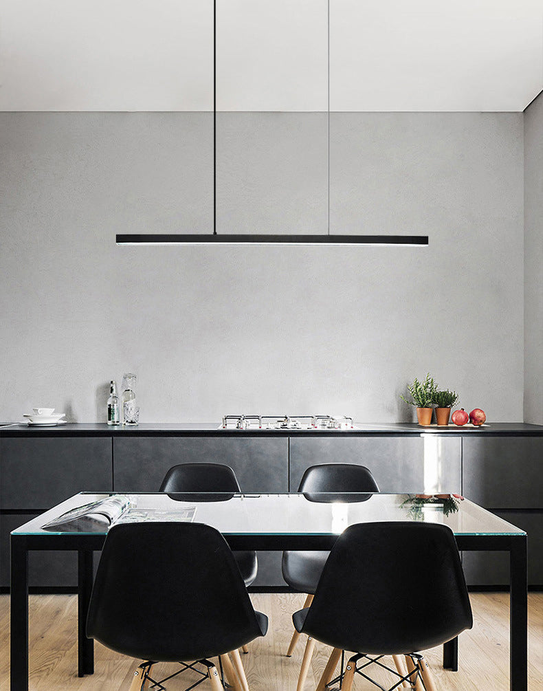 Modern Simplicity Round Chandelier Lamp Aluminum Hanging Pendant Lights for Restaurant