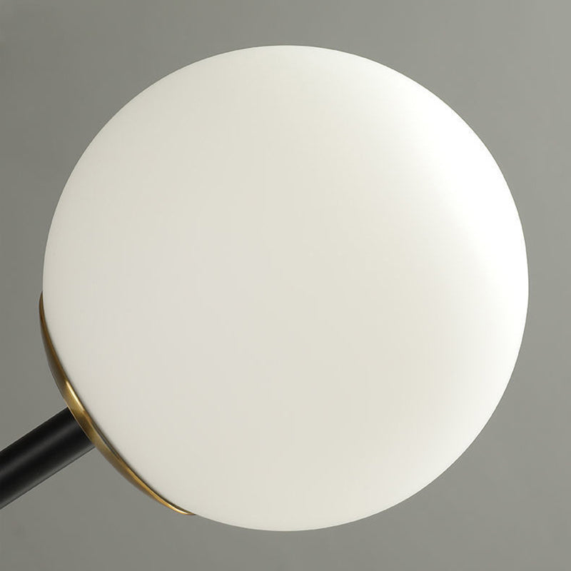 Ball Glass Island Lighting Fixture Nordic Style Island Chandelier Light with Angel Decor