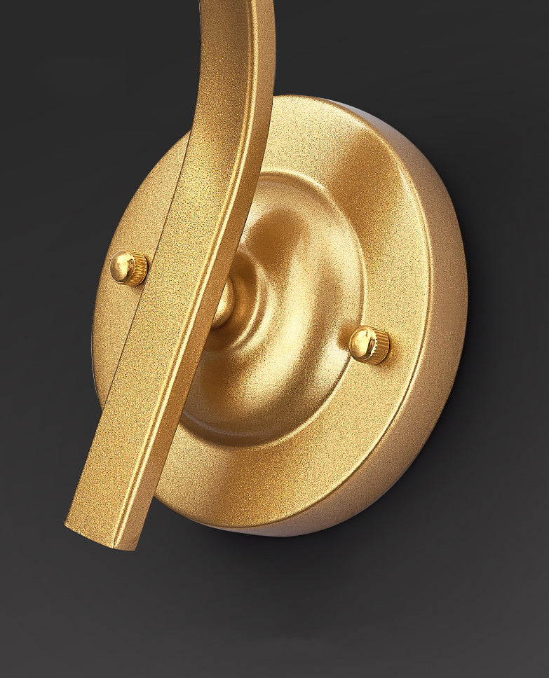 Iron LED Wall Light in Modern Creative Style Babysbreath Glass Wall Sconce for Interior Spaces