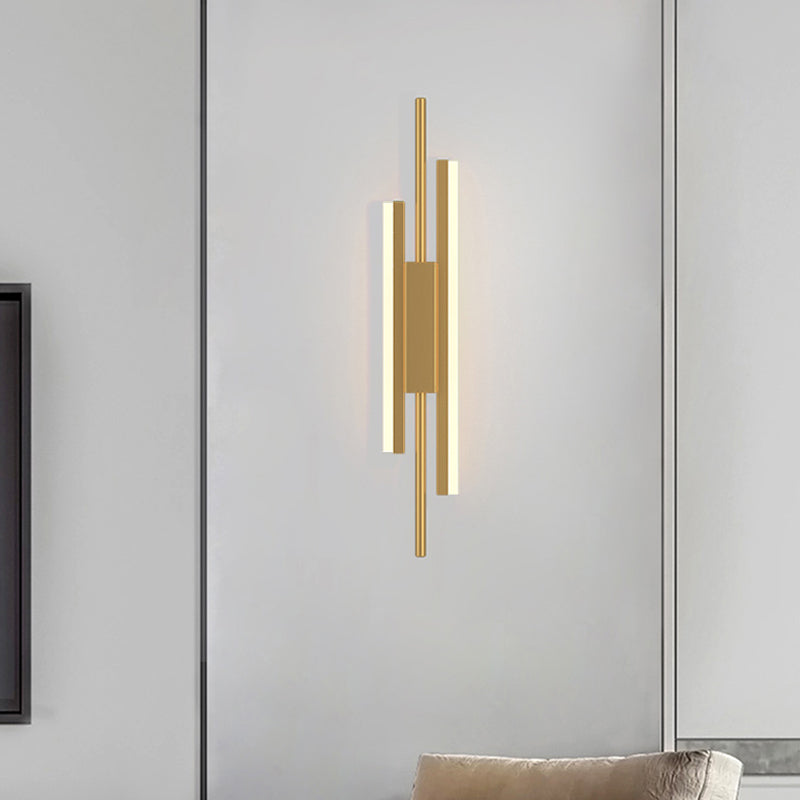 Nueva lámpara de montaje de pared acrílica moderna de 1 luces apliques de pared lineal para sala de estar