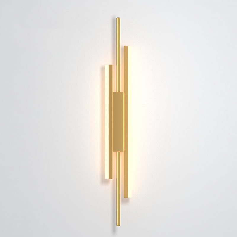 Nueva lámpara de montaje de pared acrílica moderna de 1 luces apliques de pared lineal para sala de estar