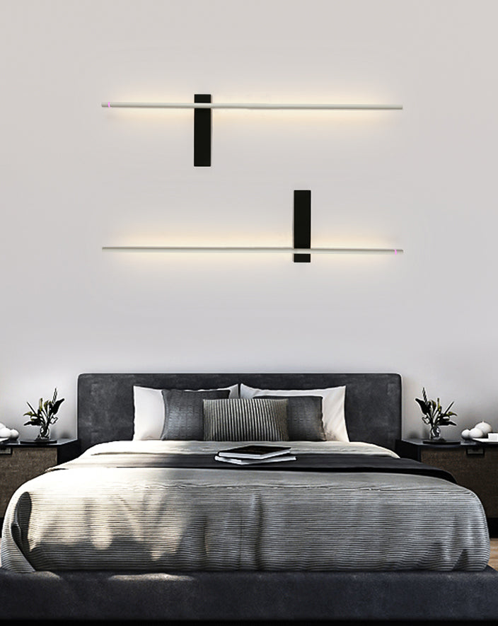 Luce contemporanea a 1 luci a 1 luci a parete a parete a parete lineare per soggiorno per soggiorno