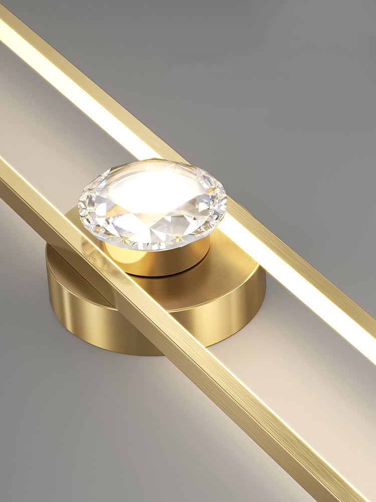 Luces de pared LED acrílicas simples modernas Lámparas de pared de 1 luces para sala de estar para sala de estar