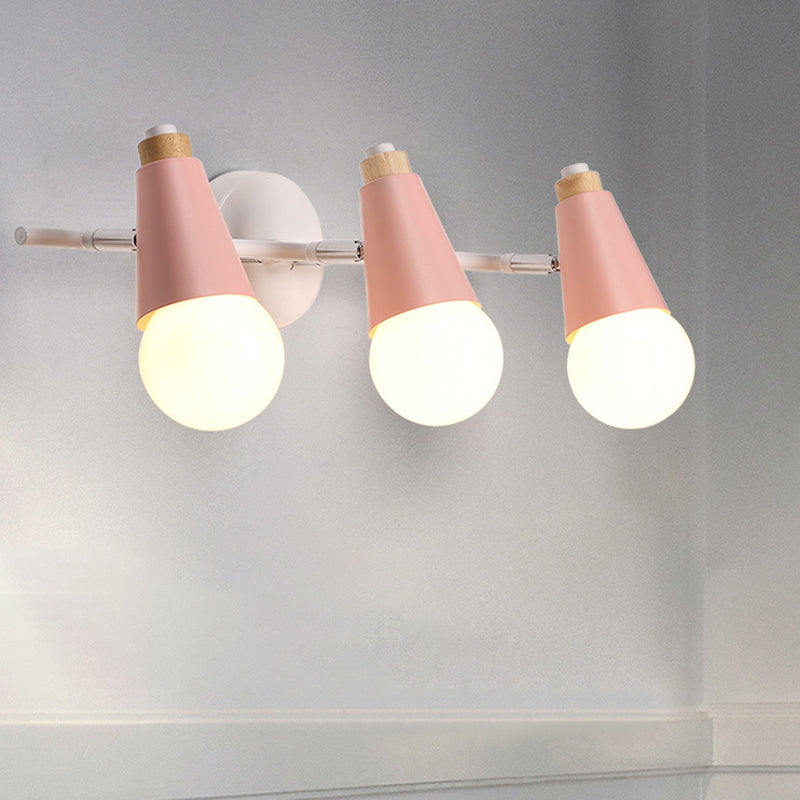 Conical Living Room Wall Sconce Lighting Contemporary Modern Style Wall Light Sconce