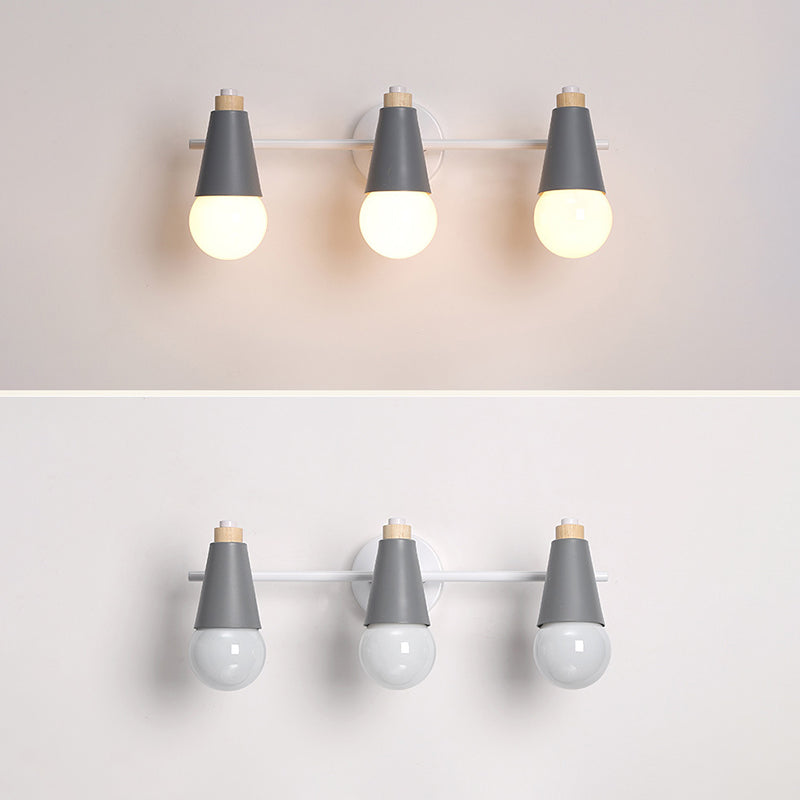 Éclairage mural de salon conique