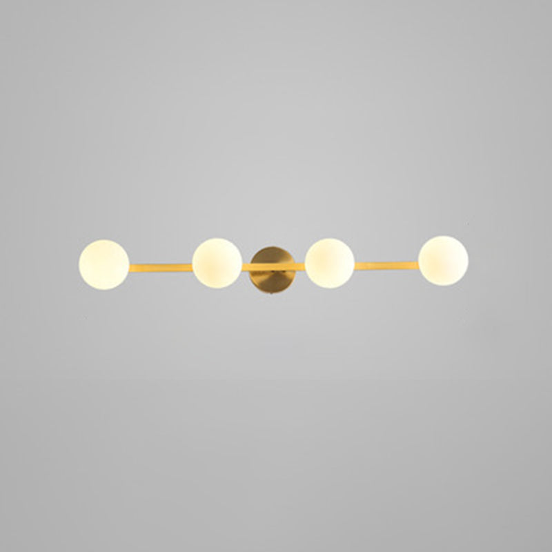 Éclairage mural à bulles métalliques