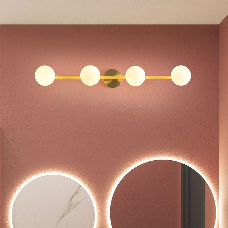 Illuminazione montata a parete in metallo per il bagno