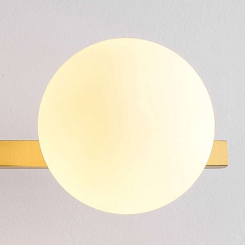 Éclairage mural à bulles métalliques