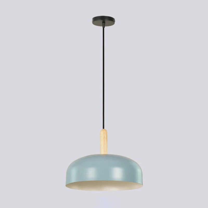 Deckenlampe Nordic Metal 1 Head Blue Hanging Leuchte für Wohnzimmer