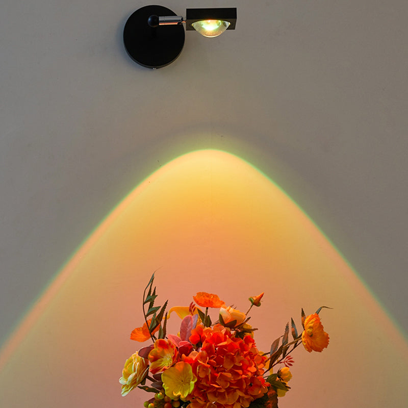 Lampada a parete a LED armata a 1 luce moderna a parete in metallo Montaggio per soggiorno