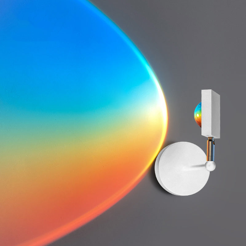 Lampada a parete a LED armata a 1 luce moderna a parete in metallo Montaggio per soggiorno