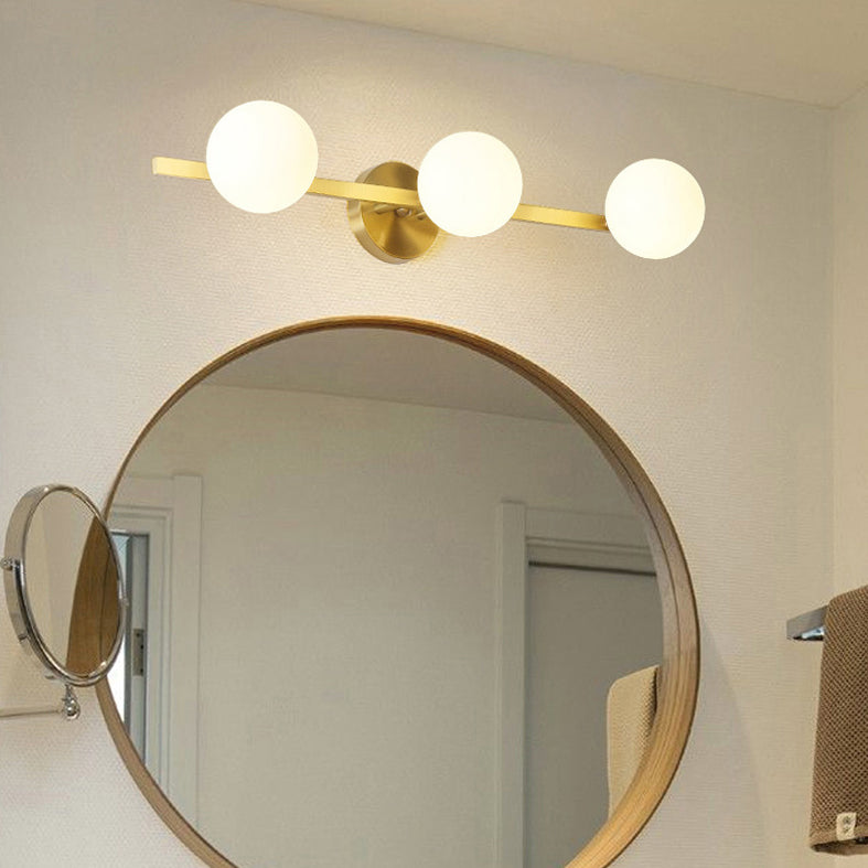 Illuminazione montata a parete in metallo per il bagno