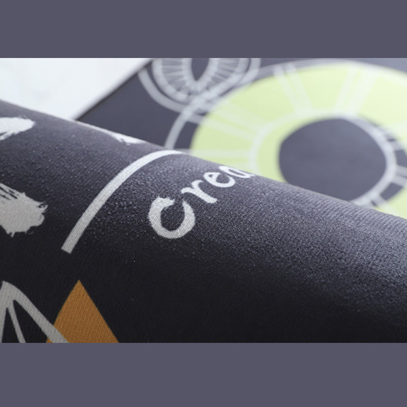 Brightly Colored Modern Rug Luxury Floral Print Rug Non-Slip Backing Carpet for Home Decoration