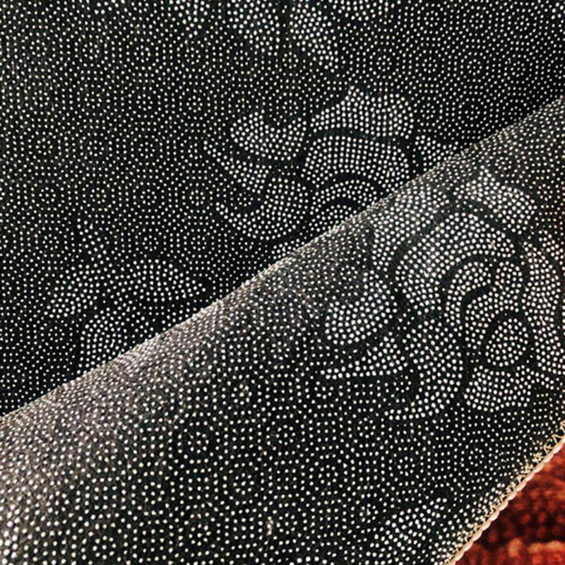 Decorative Leaves Pattern Rug Modern Simplicity Carpet Polyester Washable Carpet for Living Room