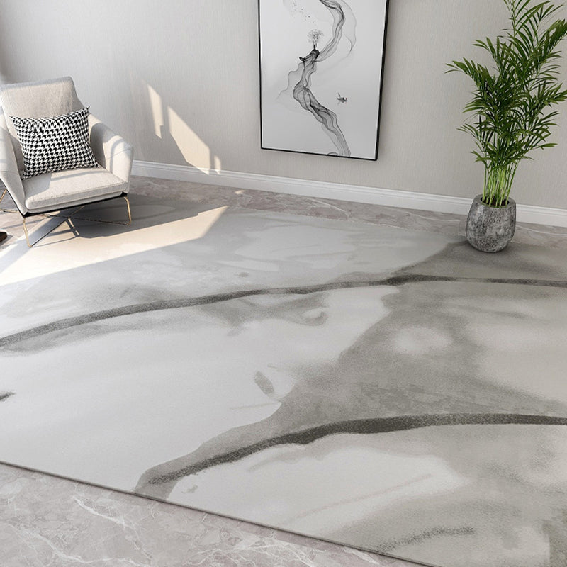 Simplicity-Teppich mit Aquarell-Aufdruck, abstrakter Polyester-Teppich, rutschfester Teppich für die Inneneinrichtung