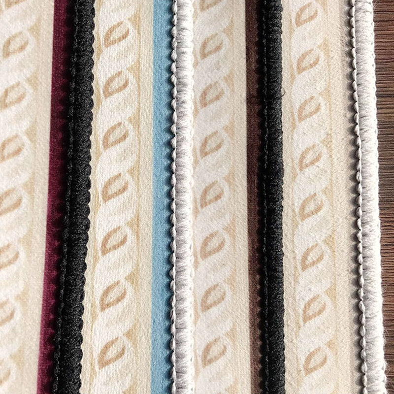 Apricot Tone Modern Indoor Rug Polyester European Print Carpet Easy Care Rug for Home Decoration