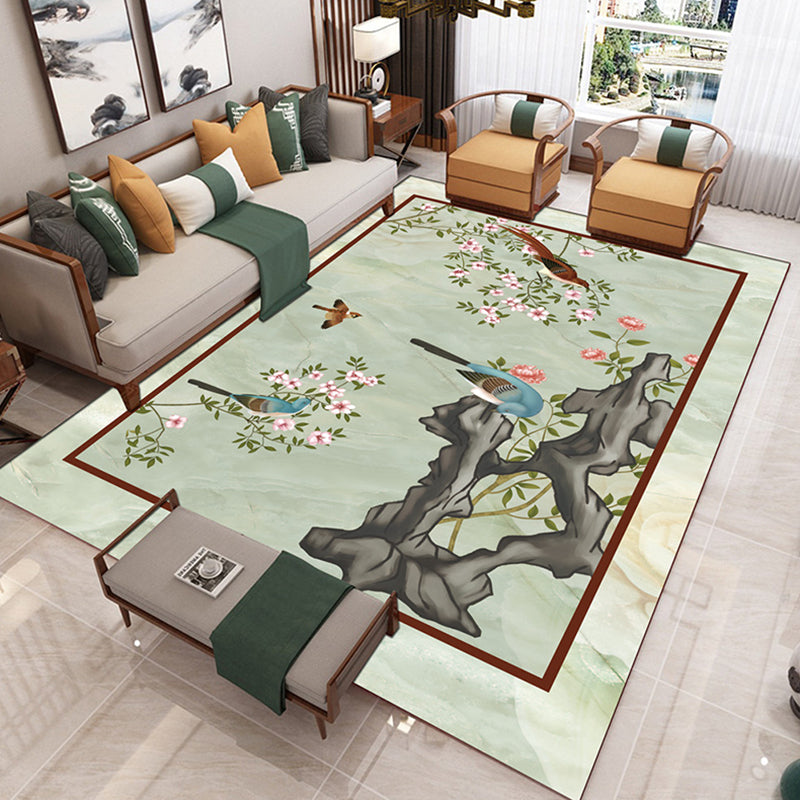 Tapis Shabby Chic de couleur foncée, en Polyester, imprimé d'animaux, tapis d'intérieur, support antidérapant pour la décoration de la maison