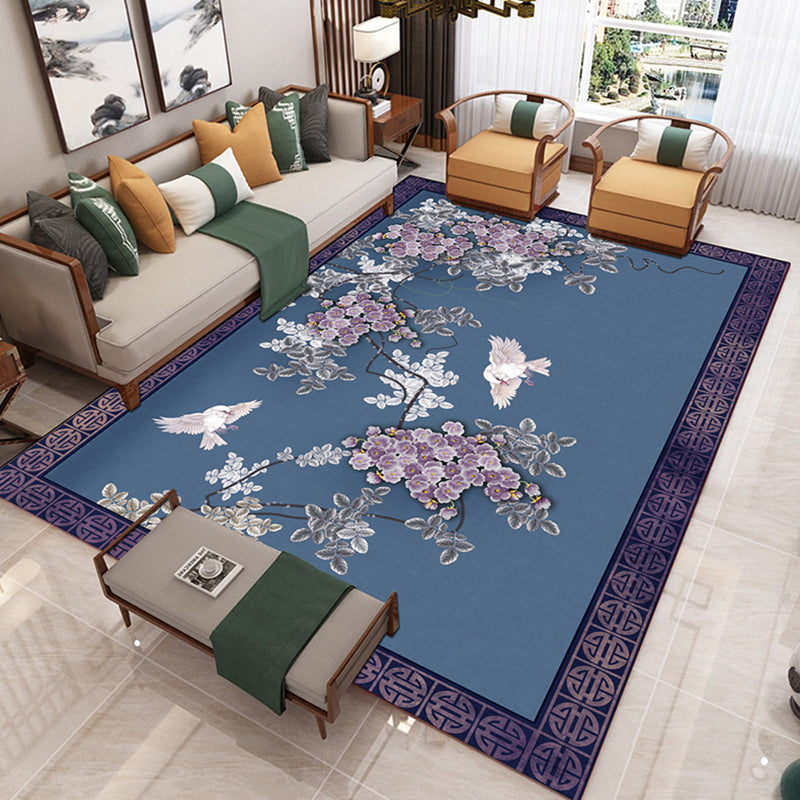 Tapis Shabby Chic de couleur foncée, en Polyester, imprimé d'animaux, tapis d'intérieur, support antidérapant pour la décoration de la maison
