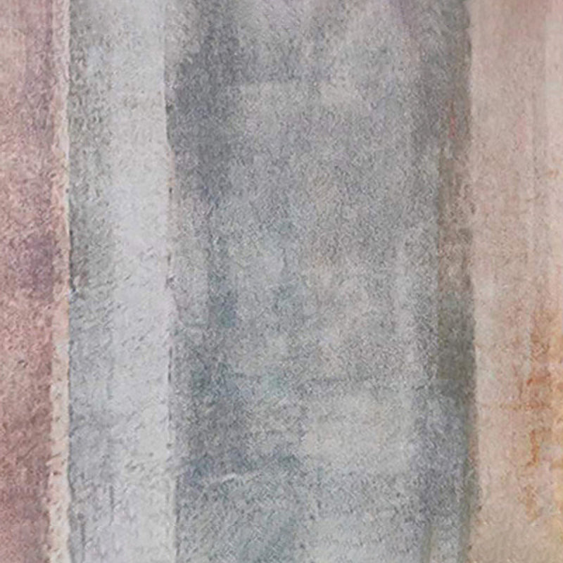 Colorful Triangle Pattern Rug Trendy Polyester Area Rug Friendly Washable Carpet for Living Room