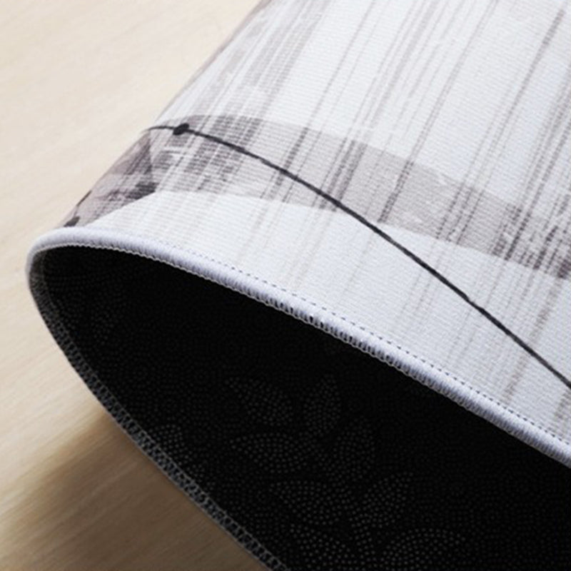 Red Tone Modern Area Carpet Polyester Holiday Decoration Indoor Rug Easy Care Carpet for Living Room