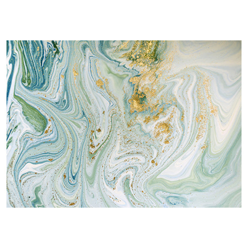 Abstract Watercolor Printed Rug Luxury Polyester Area Carpet Anti-Slip Backing Rug for Living Room