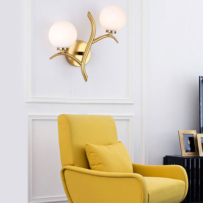 Bolas Glass Wall Plighting Lighting Nordic Style Wall Monte Lightsing para dormitorio