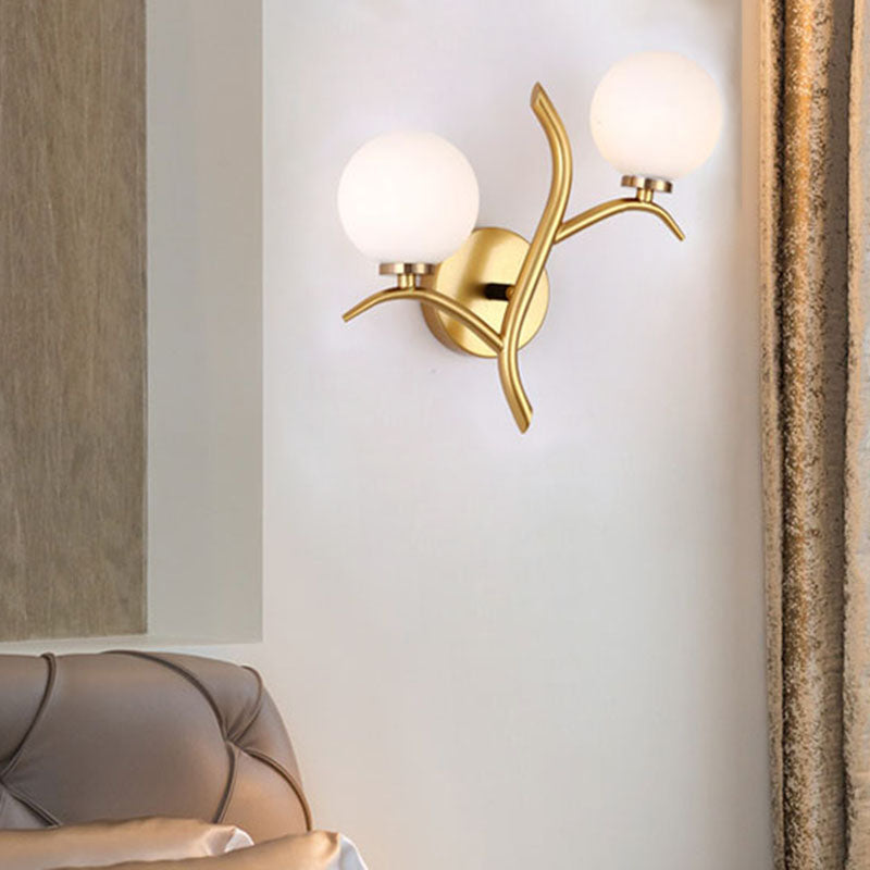Bolas Glass Wall Plighting Lighting Nordic Style Wall Monte Lightsing para dormitorio
