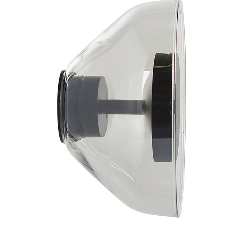 Glass Bowl Sconce Light Fixture Modern Style LED Wall Lighting Fixture for Aisle