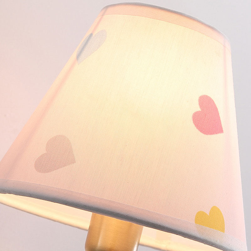 Minimalist Style Wall Sconce Lighting Deer Sconce Light Fixture with Fabric Shade