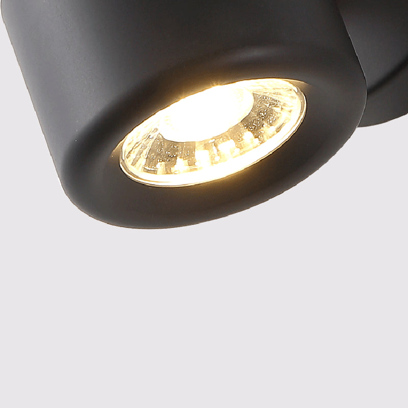 Minimalism Aluminum Wall Mount Lamp Bedroom Wall Lighting Fixture with 1 Spotlight