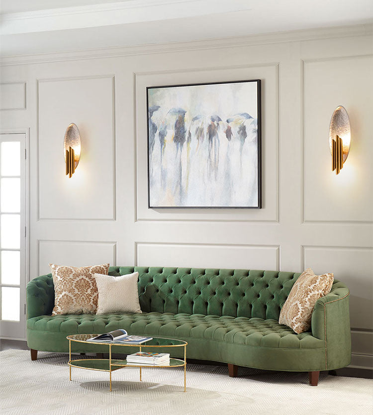 Lampada montata a parete in metallo regolabile contemporaneo per camera da letto