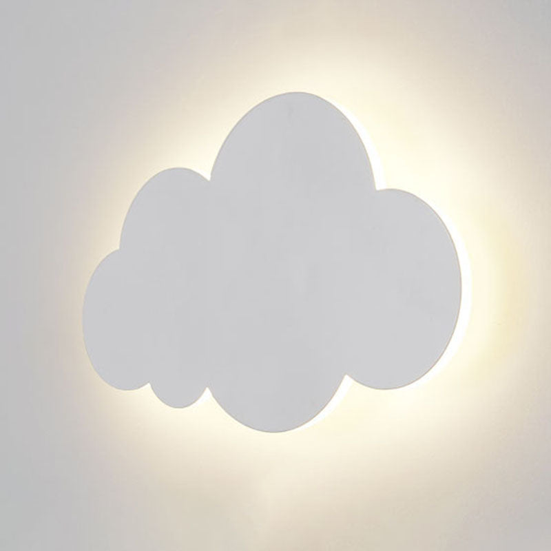 Bambini nuvol ombra a parete montata in ferro battuto con le luci delle pareti per la stanza dei bambini