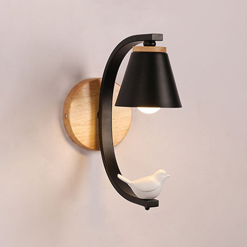 Carsine de résine Cartoon moderne à 1 lumière LED MUR MUR ARMÉE MUR ARMÉ