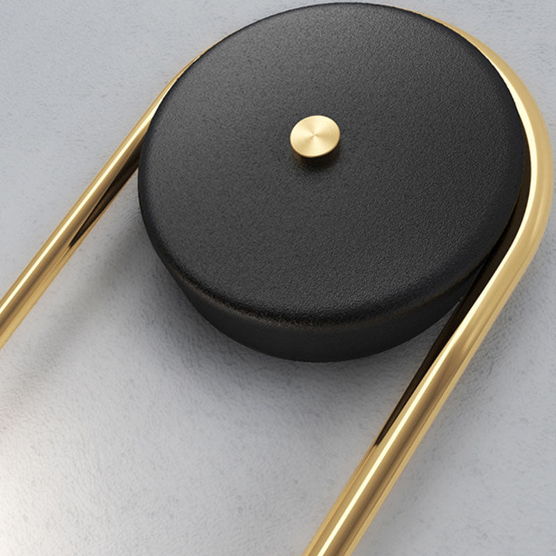 Lámparas de pared de luz de luz de 2 luces de media sombra contemporánea para sala de estar para sala de estar