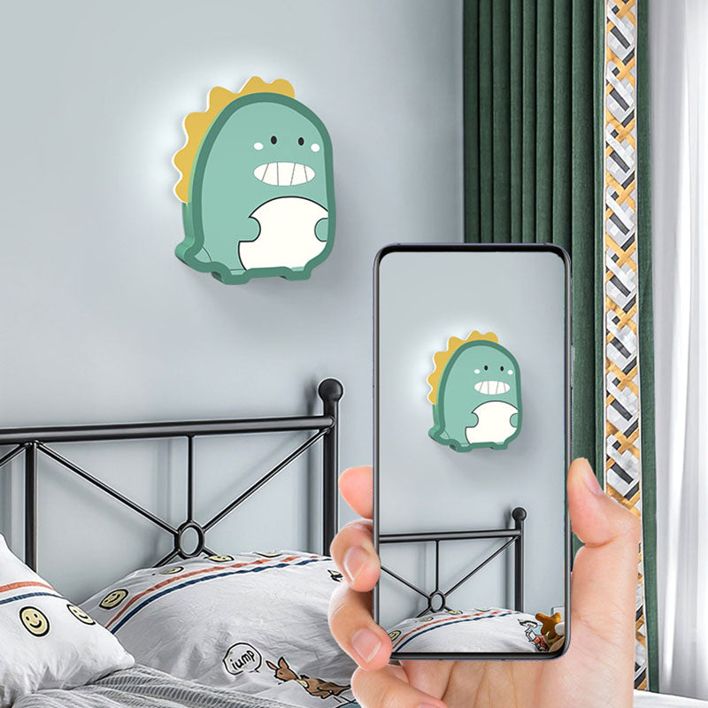 Metal Cartoon Wall Sconce 1-Light LED Wall Mounted Lighting for Children's Room