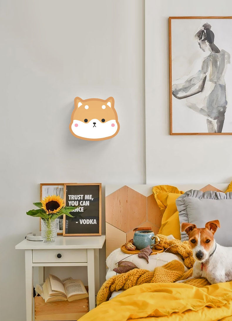 Metal Cartoon Wall Sconce 1-Light LED Wall Mounted Lighting for Children's Room