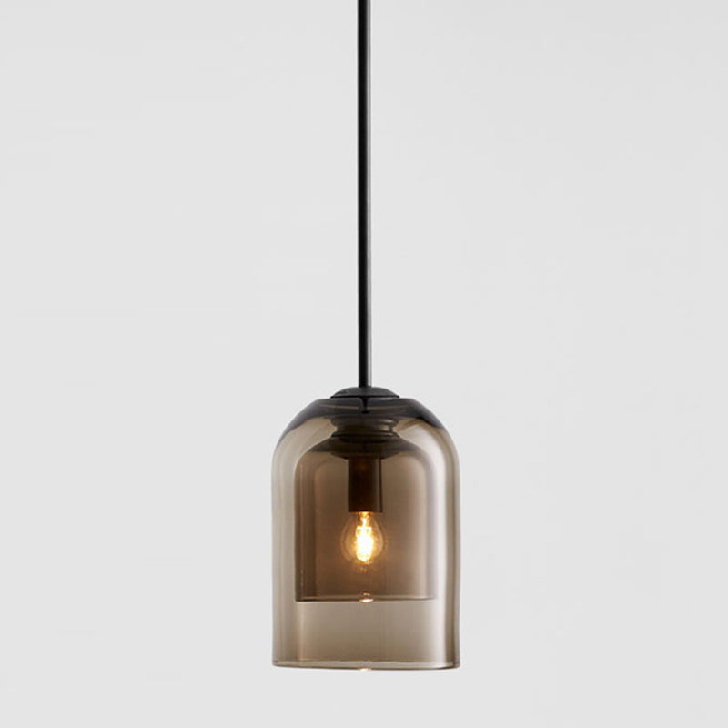 1 Light Bell Pendant Lighting Modern simplicity Glass Pendant Ceiling Lights for Restaurant