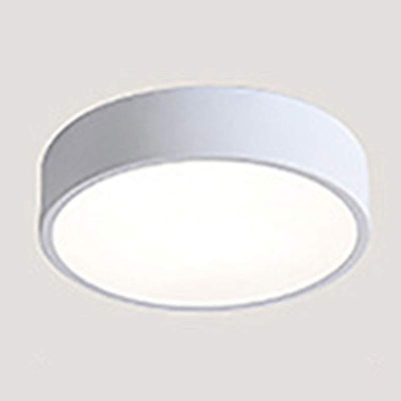 Ronde LED Macaron Plafond Fixture in Modern Creative Style Wooden Flush Mount met Acryl