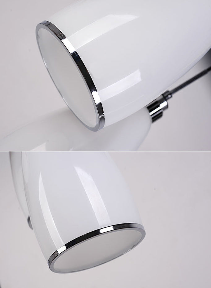 1 Light Bell Pendant Lighting Modern simplicity White Glass Pendant Ceiling Lights for Restaurant