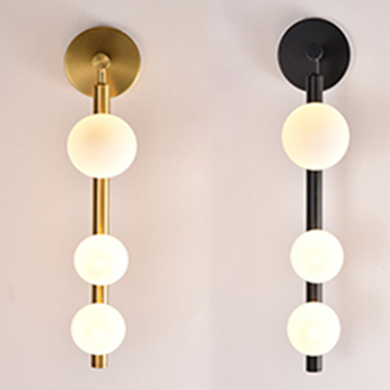 Bubbles Glass Sconce Light Fixture Minimalist-Style Wall Light Fixture for Bedroom