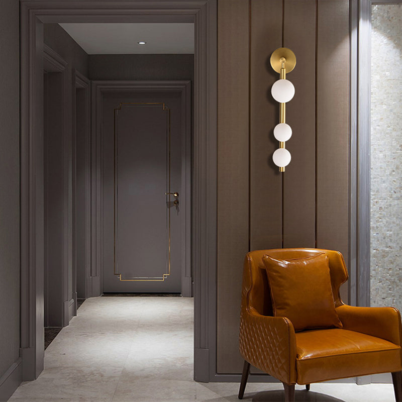 Bubbles Glass Sconce Light Fixture Minimalist-Style Wall Light Fixture for Bedroom