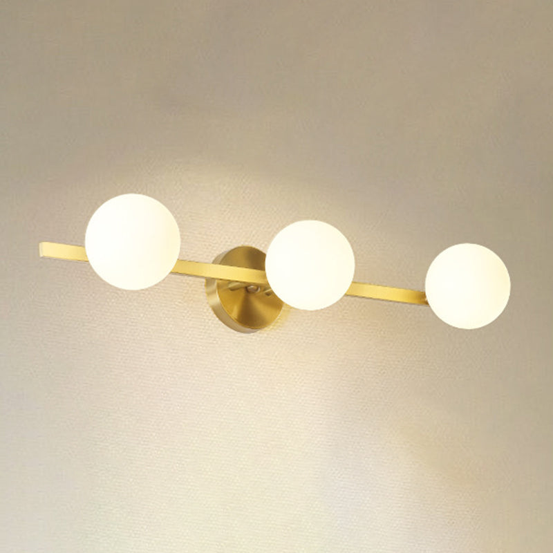 BUBLE SCONCE LARMA SCHEGGIO MIMERISTRO MITERISTRO IL LIMINE DELLA parete Gold Gold per il bagno