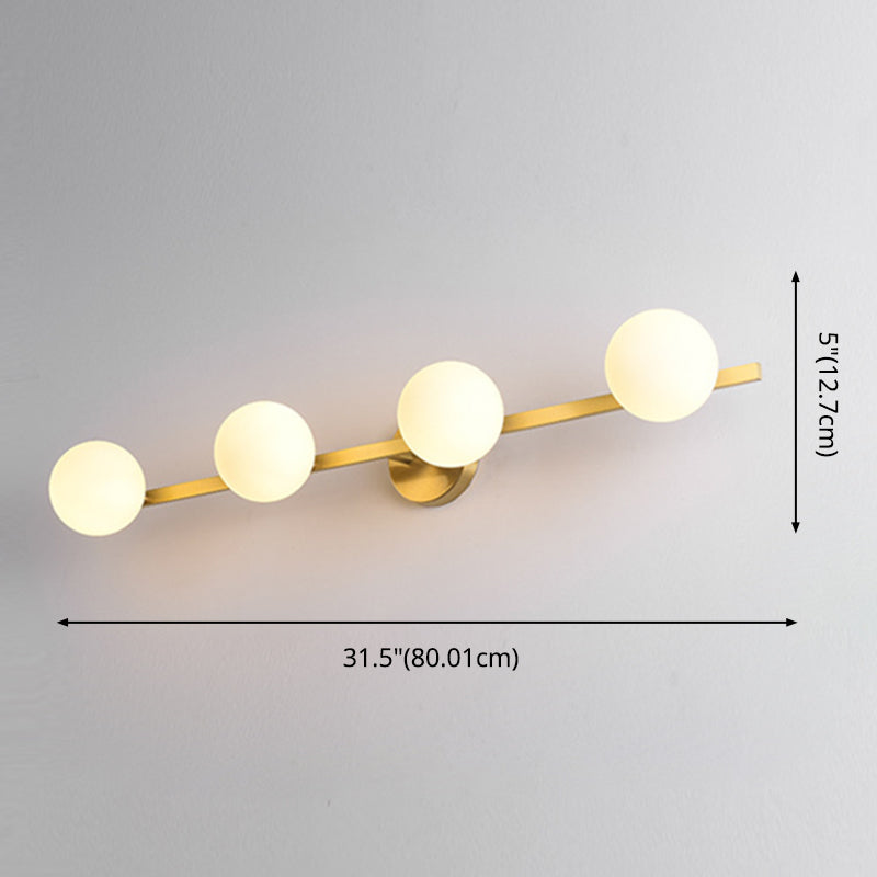 BUBLE SCONCE LARMA SCHEGGIO MIMERISTRO MITERISTRO IL LIMINE DELLA parete Gold Gold per il bagno