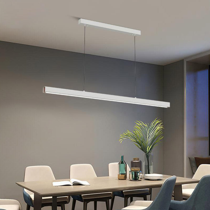Linear Isola Lighting Acrilic Contemporary Simplicity Fishings a sospensione per il ristorante