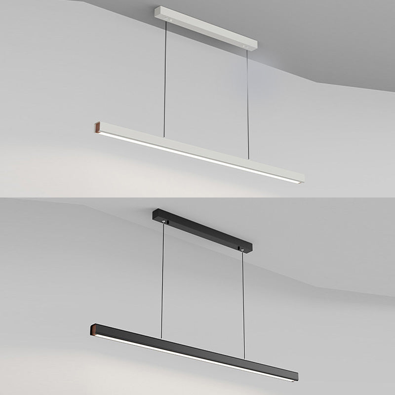 Linear Isola Lighting Acrilic Contemporary Simplicity Fishings a sospensione per il ristorante