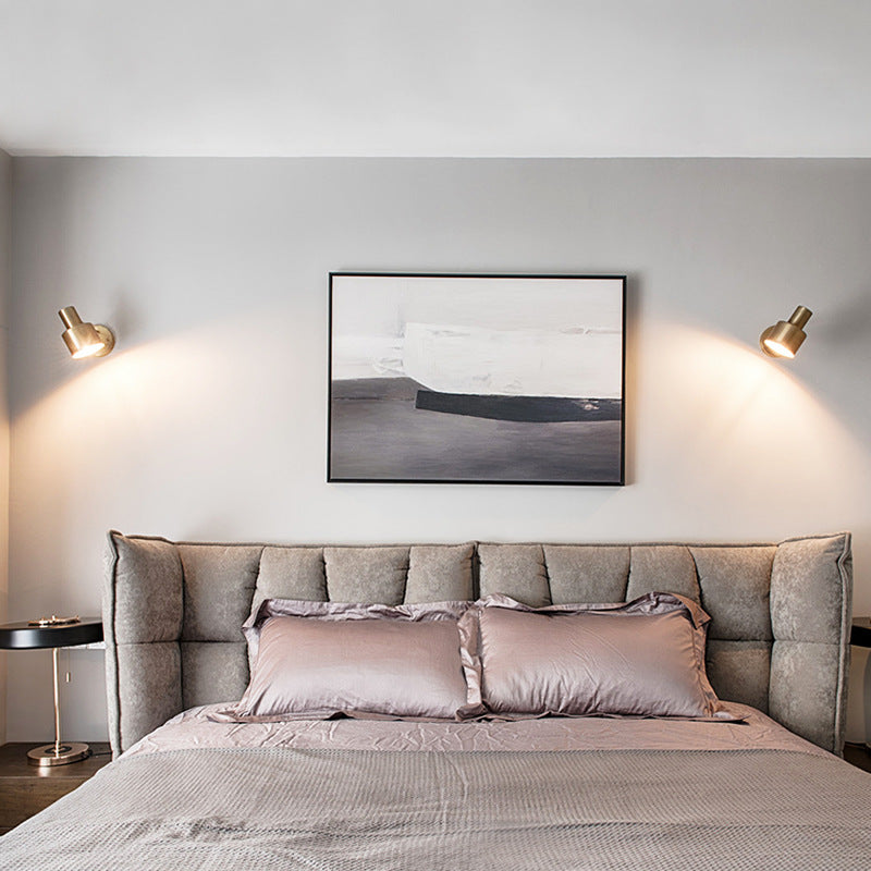 Illuminazione da parete per pareti cilindri in stile minimalista Illuminazione a parete da letto in metallo