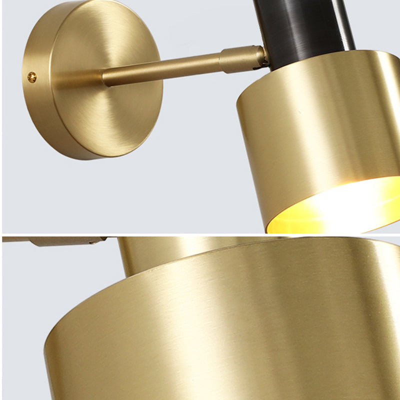 Illuminazione da parete per pareti cilindri in stile minimalista Illuminazione a parete da letto in metallo