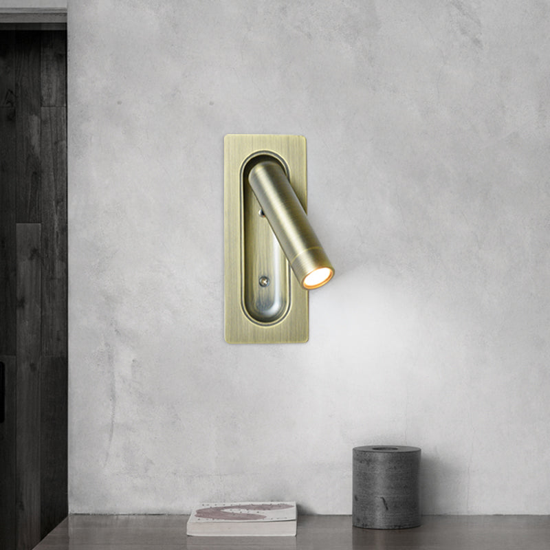 Modern Aluminum Wall Mount Lamp Bedroom Wall Lighting Fixture with 1 Spotlight